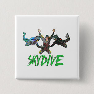 Skydive - grön text knapp