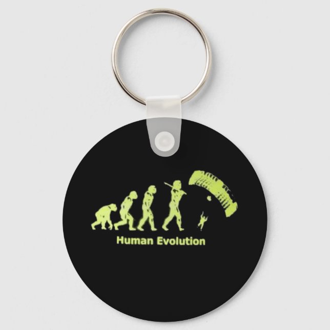 SkyDive Human Evolution Nyckelring (Framsida)