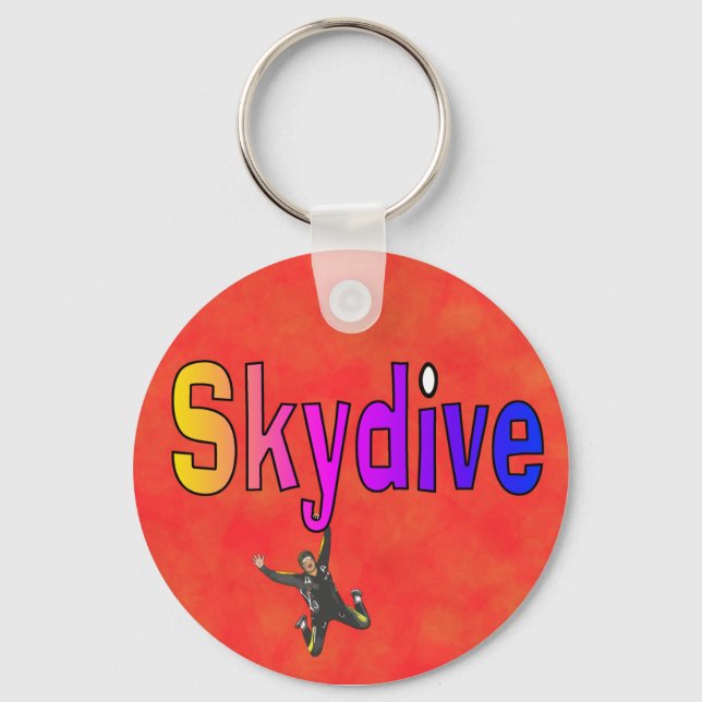 Skydive Keychain 2 Nyckelring (Framsida)