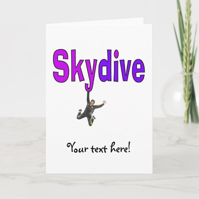 Skydive Lila Kort (Framsida)