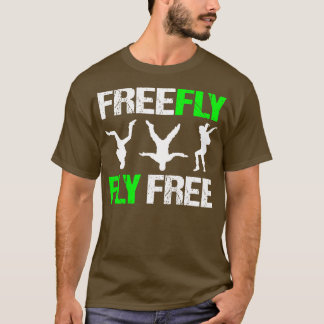 Skydive parachutist fallskärm skydiver-presentidé t shirt