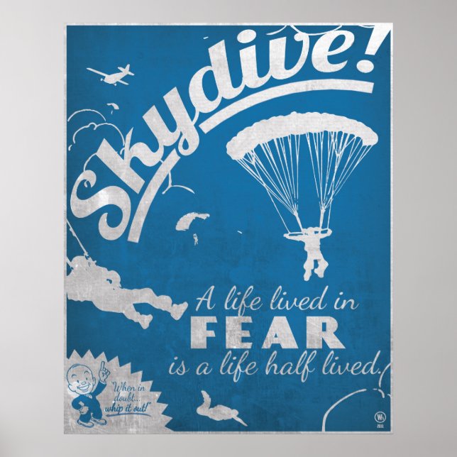 Skydive! Poster (Framsidan)