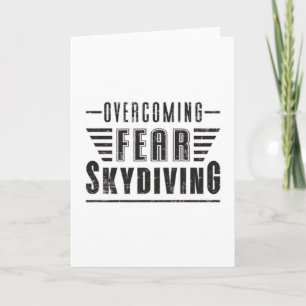 Skydive Skydive Skydiver Flygplan Jump Gift Idea Kort