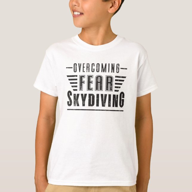 Skydive Skydive Skydiver Flygplan Jump Gift Idea T Shirt (Framsida)