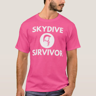 Skydive Survivor Funny Skydiving T Shirt