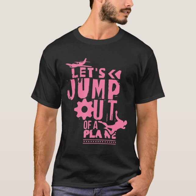 Skydive Women Fallskärm Skydiving Skydiver Mamma T Shirt (Framsida)