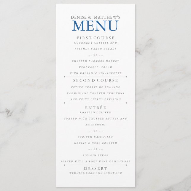 Skydiver Blue Meny (Framsida)