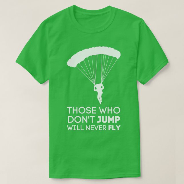 Skydiver Coola Citote Funny Släggskydiving skydive T Shirt (Design framsida)