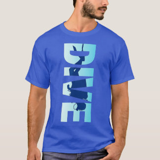Skydiver Fallskärm Jumping Parachuting Skydiving P T Shirt