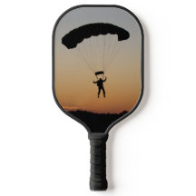 Skydiver Fallskärm vid Sunset