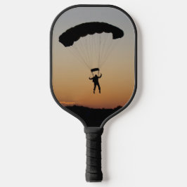 Skydiver Fallskärm vid Sunset