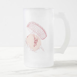 Skydiver Frostat Ölglas
