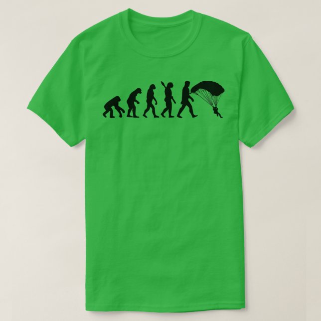 Skydiver Manar-utveckling T Shirt (Design framsida)