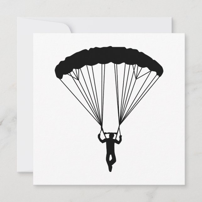 skydiver silhouette (Framsida)