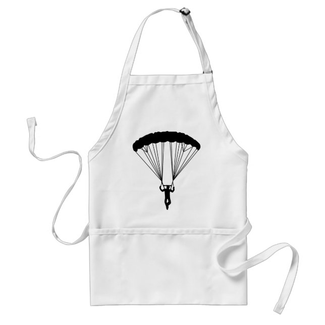 skydiver silhouette förkläde (Framsidan)