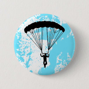skydiver silhouette knapp