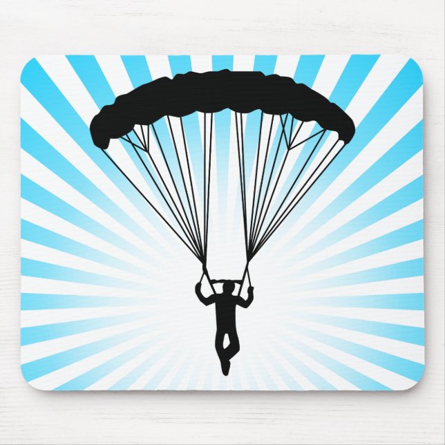 skydiver silhouette musmatta (Framsidan)