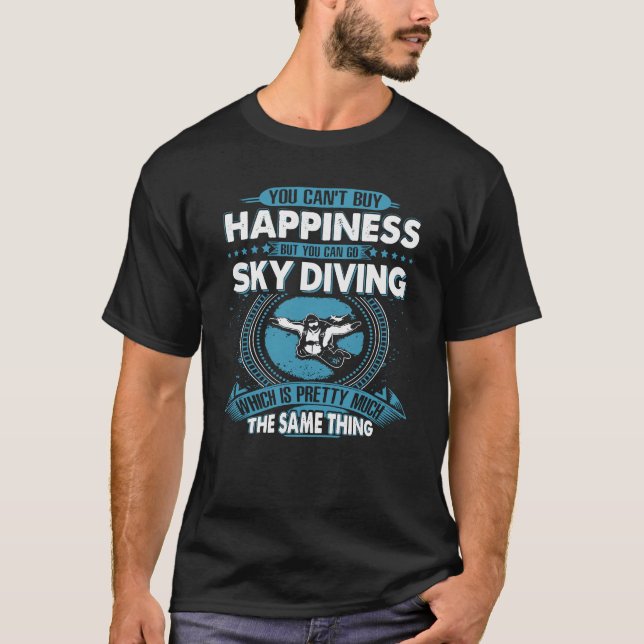 Skydiving - 2 t shirt (Framsida)