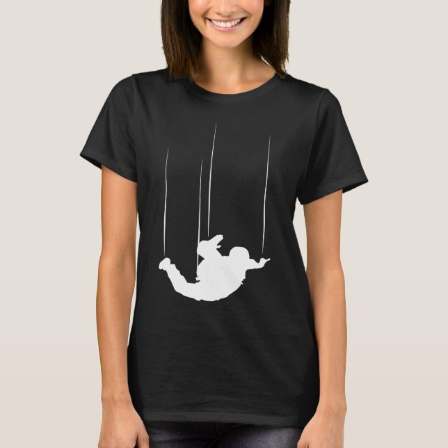 Skydiving and Free Fallet T Shirt (Framsida)