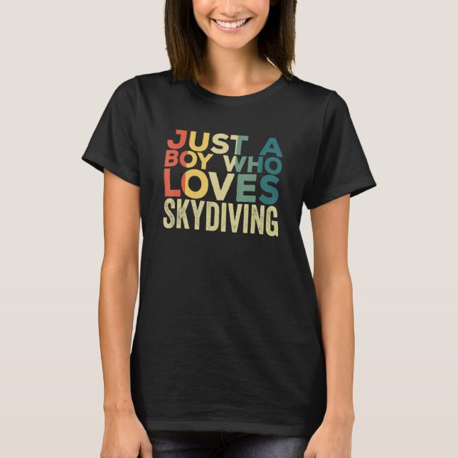 Skydiving Apparel Fallskärm Skydiver för manar 1 T Shirt (Framsida)