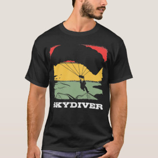 Skydiving Basejumper Paragliding Aerial Sports T Shirt
