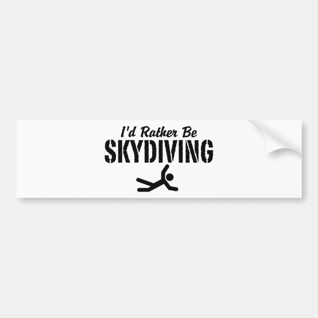 Skydiving Bildekal (Framsidan)