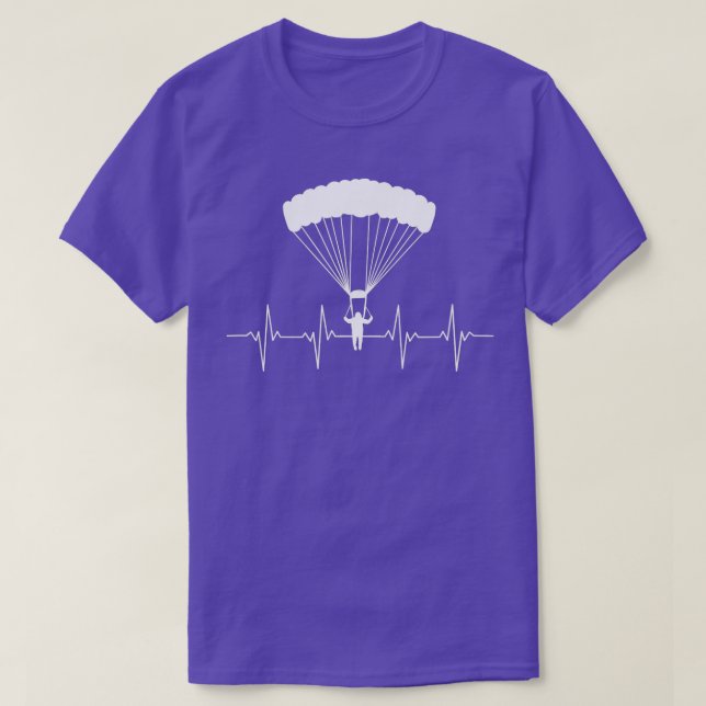Skydiving ECG T Shirt (Design framsida)