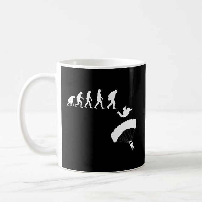 Skydiving Evolution Fallskärm Kaffemugg (Vänster)