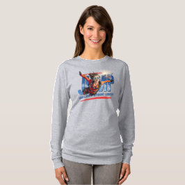 Skydiving-Feel Freedom Above Clouds | Women L.S T Shirt