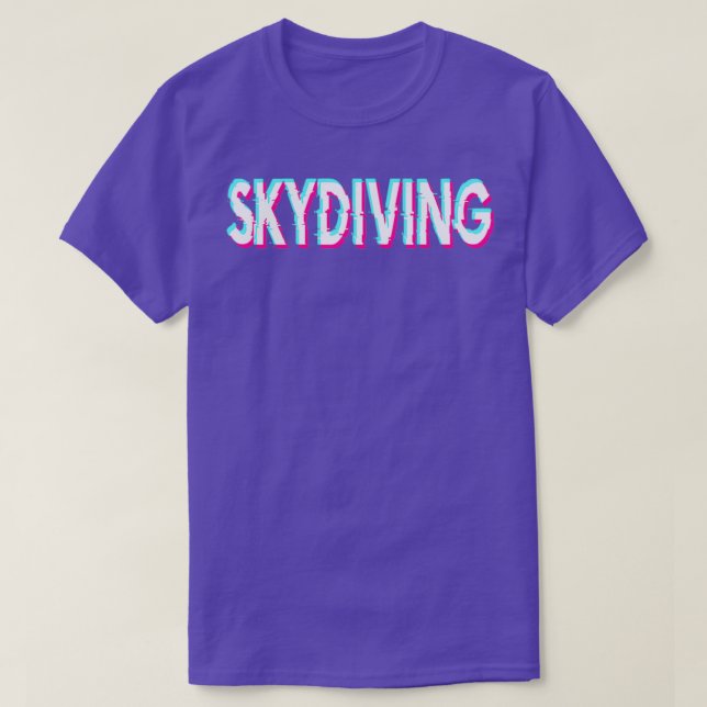 Skydiving för Skydiver Skydive T Shirt (Design framsida)