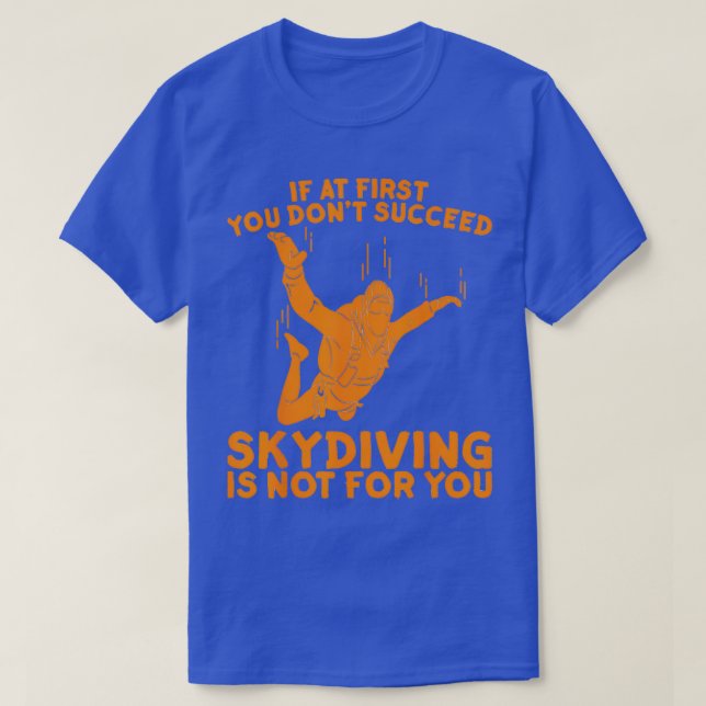 Skydiving Gift Manar Women Funny Skydive Parachuti T Shirt (Design framsida)