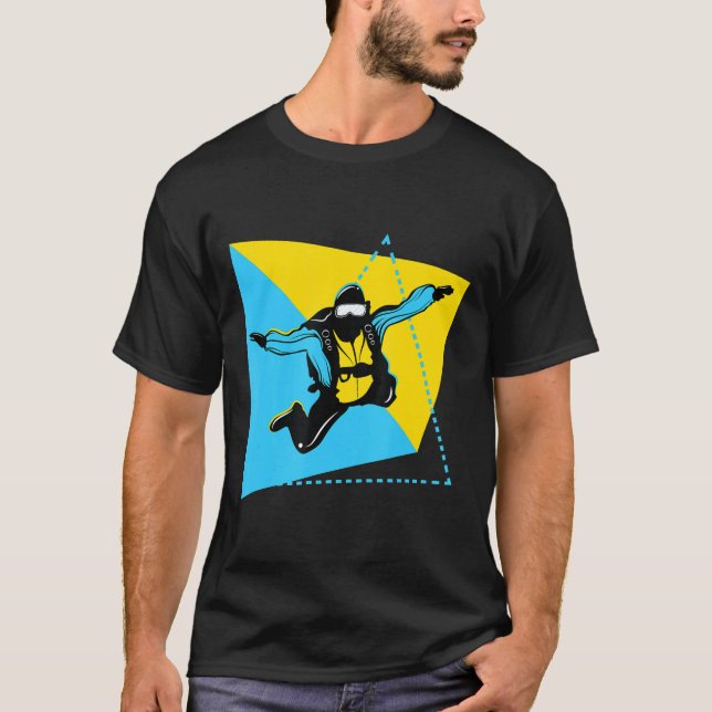 Skydiving Graphic T Shirt (Framsida)