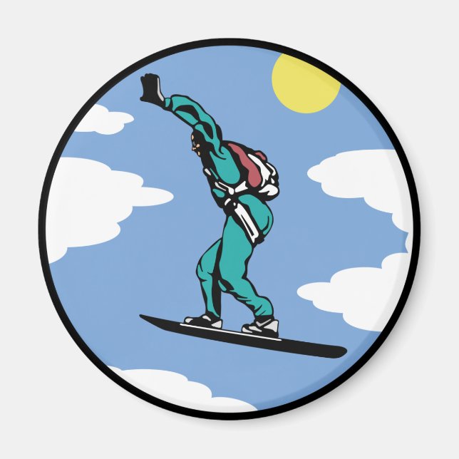 Skydiving Magnet (Framsidan)