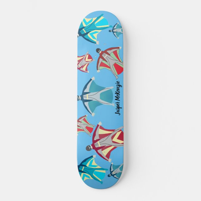 Skydiving Mini Skateboard Bräda 18,5 Cm (Framsida)