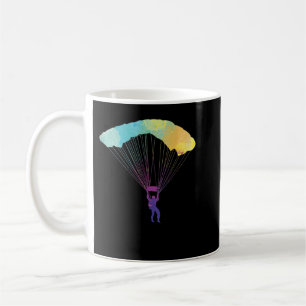 Skydiving Parachtuting Fallskärm Paraglider Paragl Kaffemugg