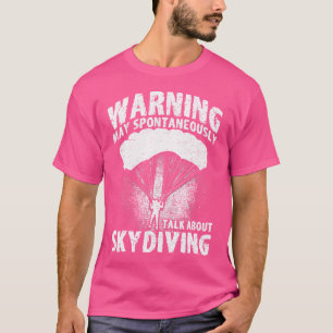 Skydiving Parachuting kan spontant prata om T Shirt
