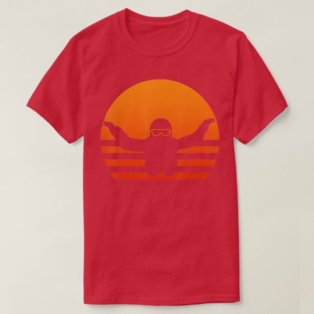 Skydiving Parachuting Skydive Skydiver T Shirt (Design framsida)