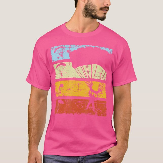 Skydiving Parachuting Skydive Skydiver T Shirt (Framsida)