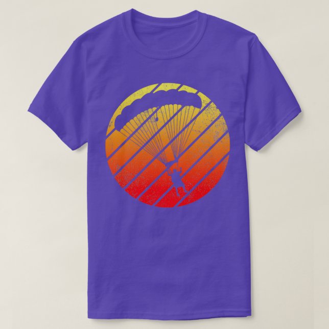 Skydiving Paragliding Parachuting T Shirt (Design framsida)