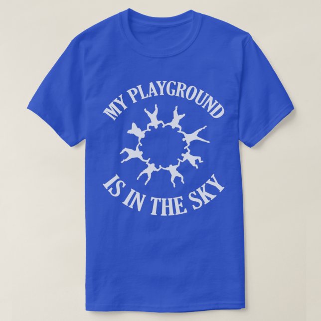 Skydiving Playground T Shirt (Design framsida)