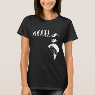 Skydiving Shirt Skydiving Evolution Funny Parachut T