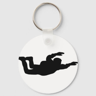 skydiving skydiversymbol nyckelring