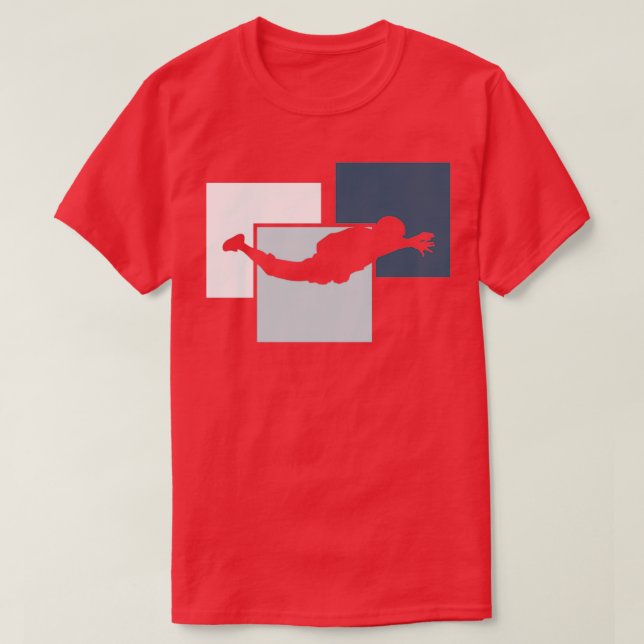 Skydiving Sports T Shirt (Design framsida)