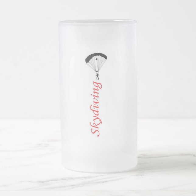Skydiving Stein Frostat Ölglas (Center)