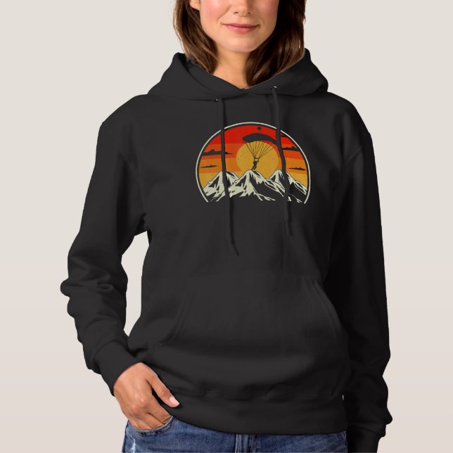 Skydiving Sunset T Shirt (Framsida)