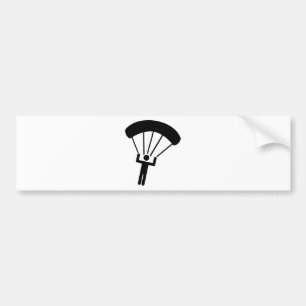 Skydiving symbol bildekal