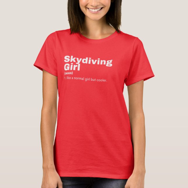 - Skydiving T Shirt (Framsida)