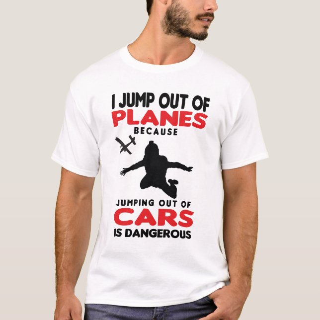 Skydiving T Shirt (Framsida)