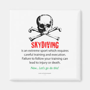 Skydiving utbildning magnet