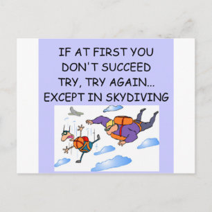 SKYDIVING VYKORT